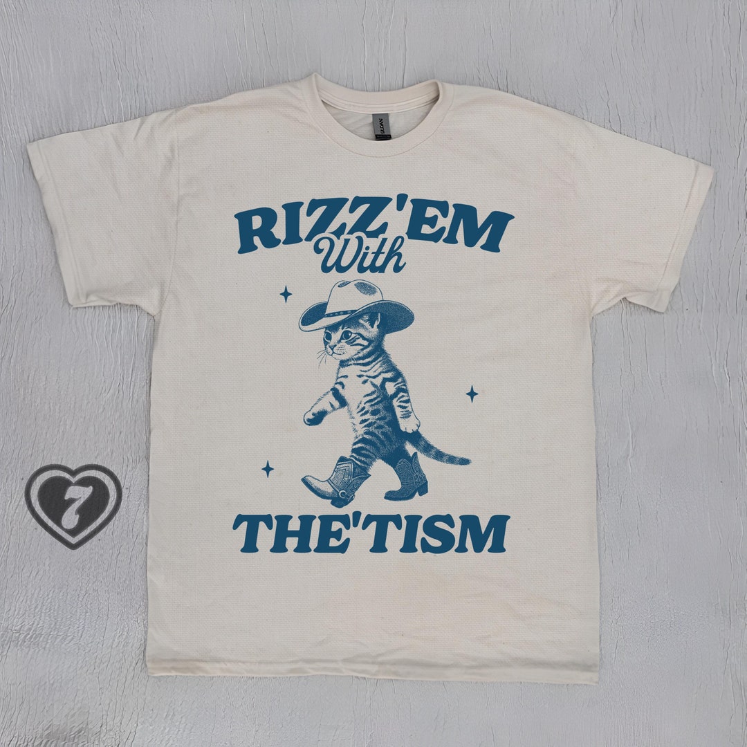 Rizz Em Whit the Tism 90s Shirt, Autism Awareness Shirt, Retro Cartoon ...