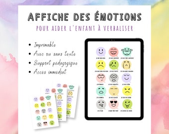 Displays multicolored emotions| Educational support for nursery, kindergarten, bedroom, school