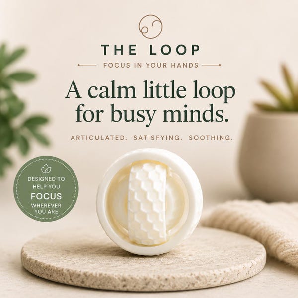 Quiet Fidget Roller Toy | Focus Aid for Busy Minds, ADHD, Anxiety Relief
