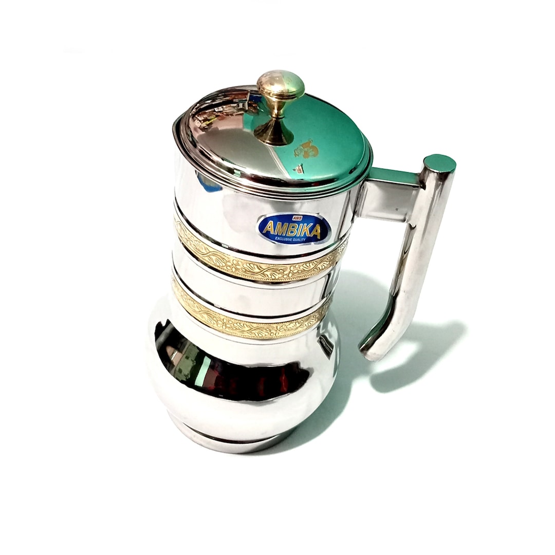 Stainless Steel Jug With Lid Perfect on Dinning Table Etsy