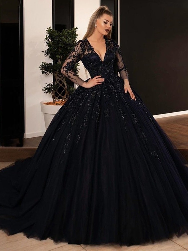 Black Wedding Dress Plus Size - Etsy