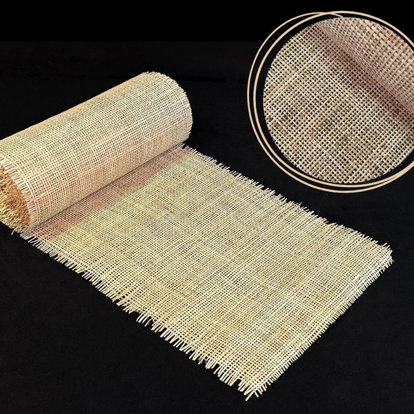 Gittergeflecht aus Rattan | für Schrank- und Heizungsverkleidung, Deko, DIY- & Upcycling-Projekte | Rattan Cane Webbing Natur | Breite 45 cm