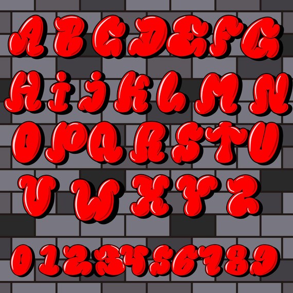 Graffiti Bombing Letters