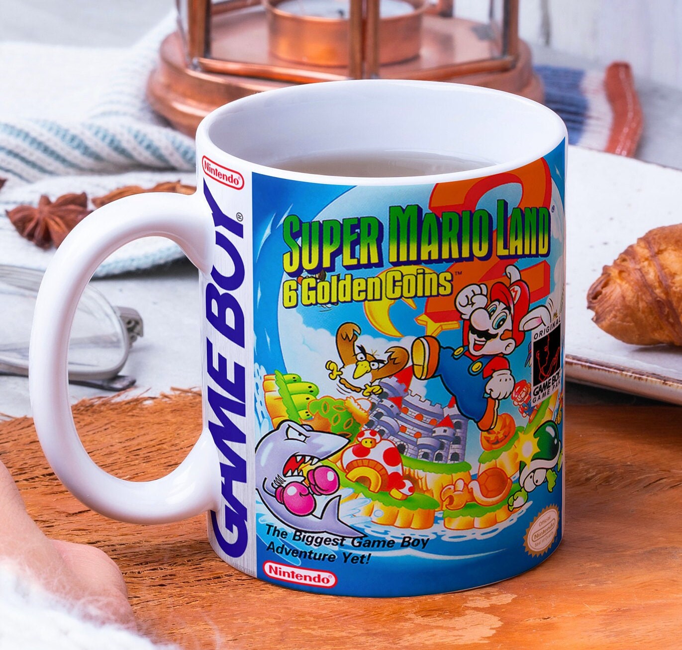 Classic Gameboy Games Box Art Cover Cup Wrap Around Mug Design 11oz ...