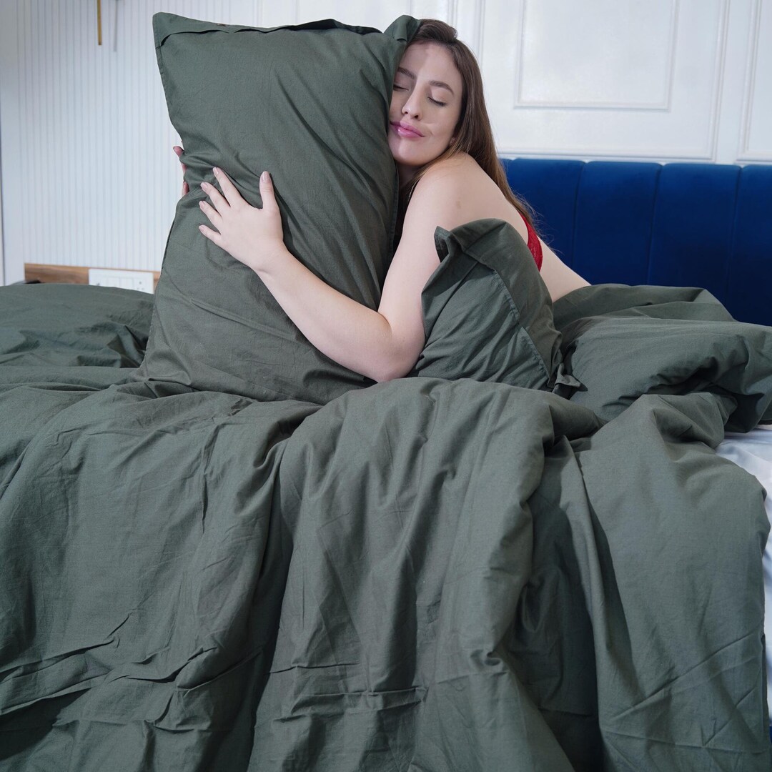 forest-green-linen-duvet-cover-set-light-pink-duvet-cover-with-pillow