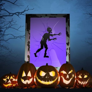 Digital download wall art halloween | Walking Zombie | Halloween Printables | Halloween Poster | Halloween Decor | halloween gallery wall