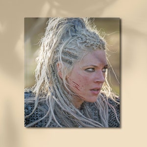 Lagertha, guerreira, guerreira, Vikings, Valhalla, Arte, Arte para impressão, Download instantâneo, Impressão digital, Pôster, Decoração, Retrato
