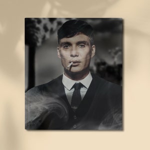 Thomas Shelby, Peaky blinders, digitale poster, digitaal portret, Thomas Shelby Wall Art, Thomas Shelby Poster, Thomas Shelby Portret, serie