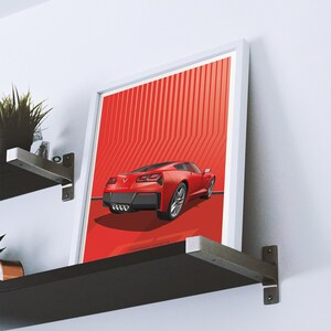 Chevrolet Corvette C7 Torch Red. Designed with the Corvette C7&#39;s striking angles in mind