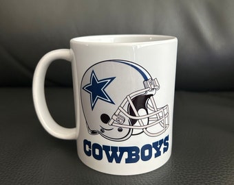 Dallas Cowboys Double Sided 11oz Mug ** FREE UK Delivery **