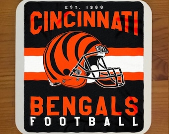 Cincinnati Bengals set of 6 Coasters ** FREE UK Delivery **