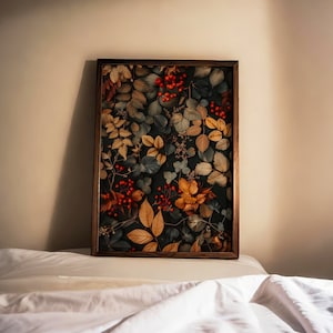 Poster | Cottagecore Boho Autunno | Decorazione murale | Stampa | Carta opaca di alta qualità