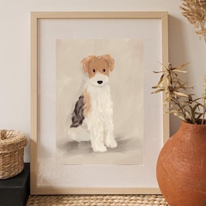 Custom Dog Portrait, Badly Drawn Dog, Pet Portrait, Pet Commission, Personalized Dog Portrait Dog Lover Gift Custom Portrait Ugly Dog Poster