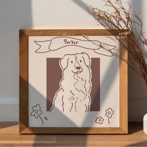 Custom Portraits Using Pet Photo, Personalized Digital Dog Portraits, Cat Portraits, Custom Dog Portraits, Custom Pet Memorial Art