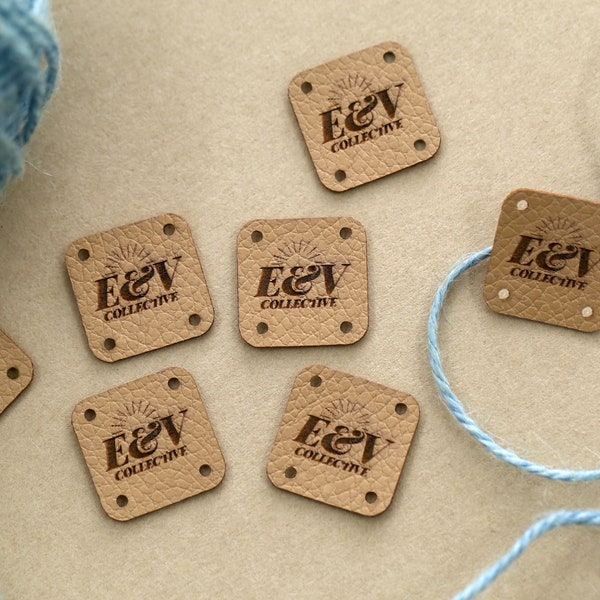 Leather Tags for Crochet Etsy