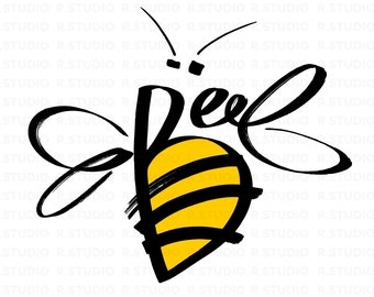 Bee SVG Bundle / Bee DIY Shirt svg / Fichier de coupe numérique pour Cricut / T-shirt de sublimation / Clip art / Téléchargement instantané