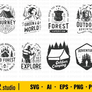 Camping Bundle SVG/ Camp Life SVG/ Camping Svg Files/ Png/ Eps/ Camping shirt/ Adventure SVG/ Summer Svg/ Cut File/ Cricut/ Clip art/ Vector