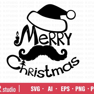 Christmas SVG/ Merry Christmas SVG/ Christmas Decoration Svg/ Holiday Svg/ Cut File/ Cricut/ Clip art/ Vetor/ Santa Claus Svg/ Png/ Eps