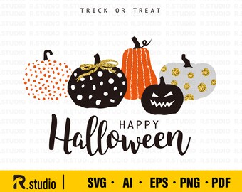 Pumpkin SVG / Halloween SVG / Jack O Lantern SVG / Jack-o-lantern Svg / Svg Files / Fall Svg / Pumpkin Svg Files Silhouette / Pumpkin Face