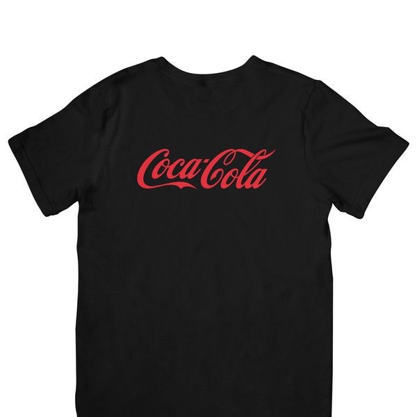 Vintage Coca Cola Logo Shirt High Quality Cotton Unisex Tshirt
