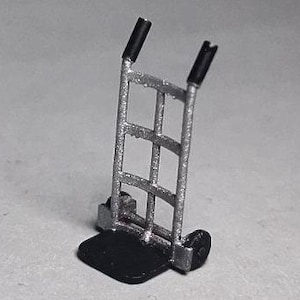 1:64 2輪台車 | 袋台車 | 倉庫台車 ミニチュアフィギュア ジオラマ