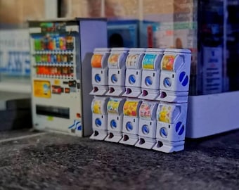 1:64 Gacha Machines | Gotcha Machine | Pachinko | Toy Dispenser | Toy Vending Machine Miniature Figure Diorama