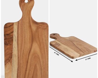 Natural wood copping board