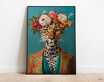 Leopard Queen Wall Art Print