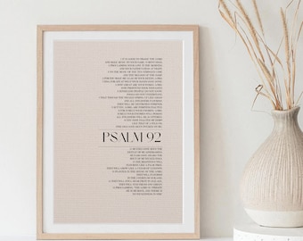 Psalm 92 Wall Art