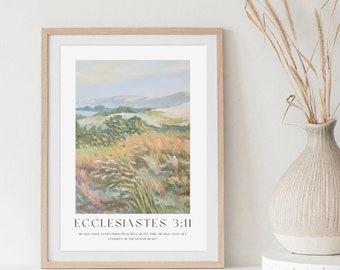 Ecclesiastes 3:11 Bible Oil Painting