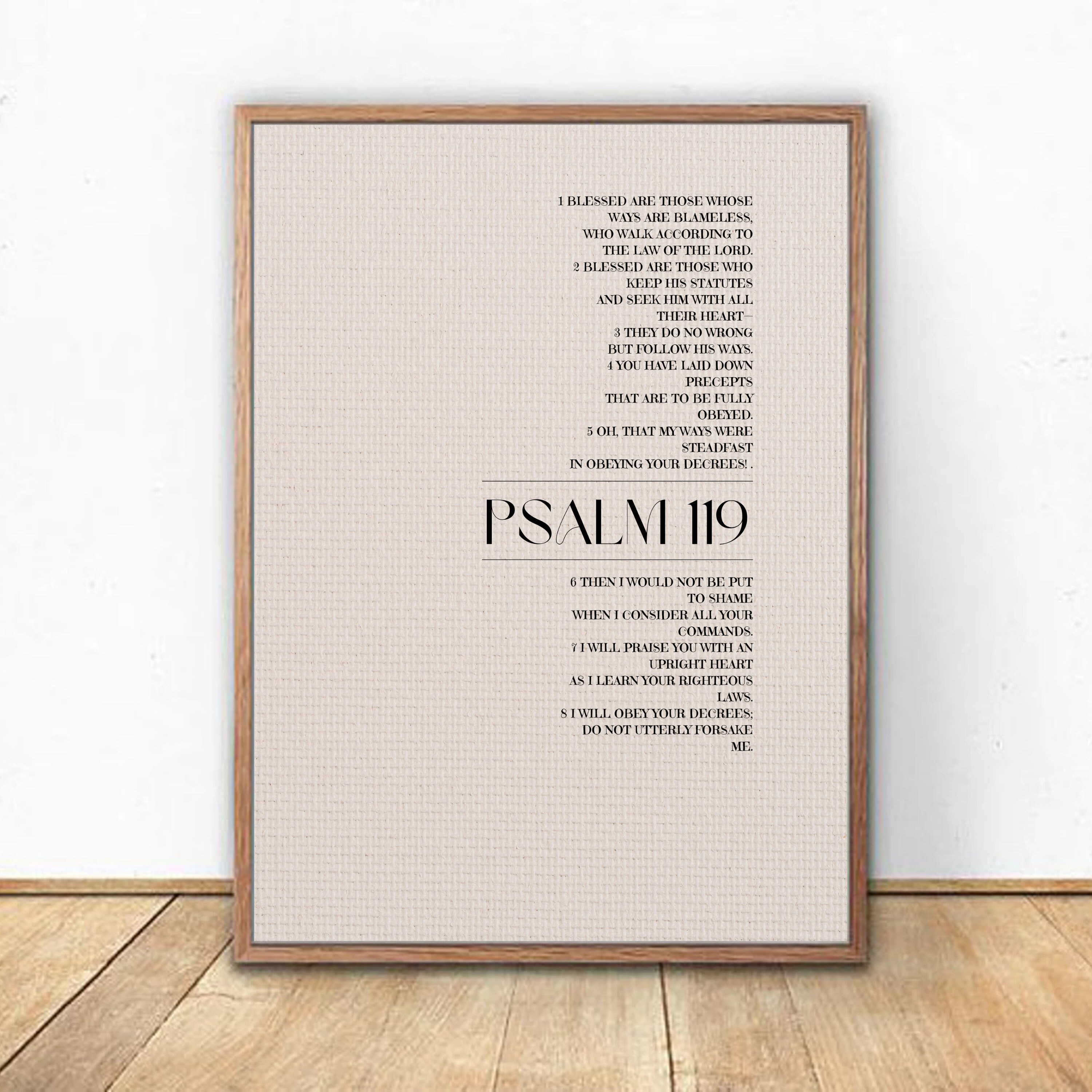 Psalm 119 Bible Print - Etsy