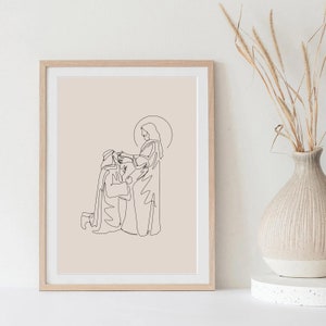 Jesus healing stranger
