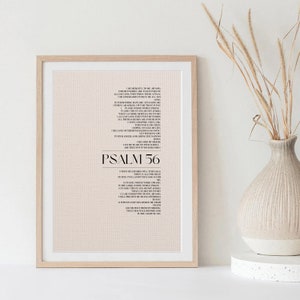 Psalm 56 Bible Print