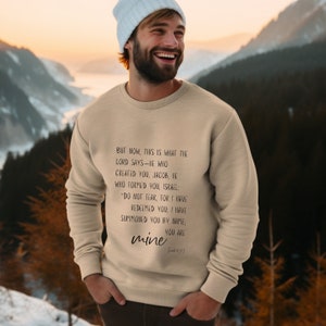 Isaiah 43:1 Fear Not, I Have Redeemed You Inspirational Scripture Hoodie modern christian fashion image 7