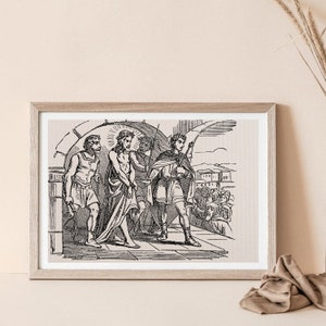 Jesus Bible Sketch, Luke 23:13