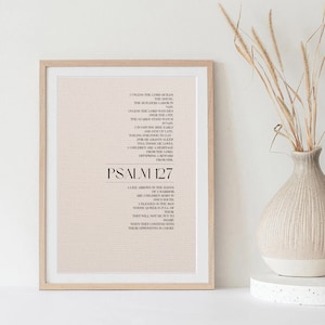 Psalm 127 Bibel Druck