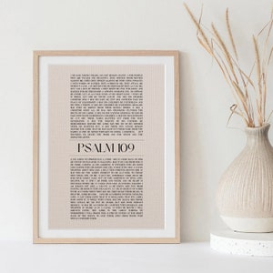 Psalm 109 Wall Art