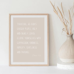 Colossians 3:12 Wall Art