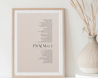 Psalm 63 Wall Art