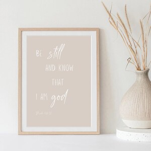 Psalm 46:10 Wall Art
