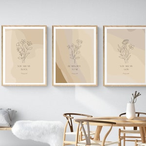Psalm 31 Bible Verse | Christian Flower One Line Art
