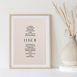 Luke 11 Bible Print