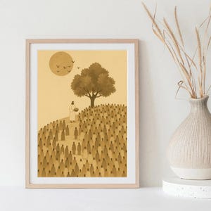 Jesus Feeds the 5,000 – Digital Download Bible Poster for Kids | Loaves & Fishes Parable | Christian Printable Wall Art | Sunday School Deco