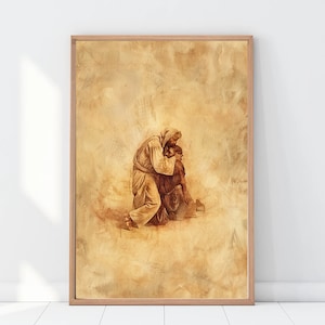 the-good-samaritan-minimalist-beige-digital-print-for-modern