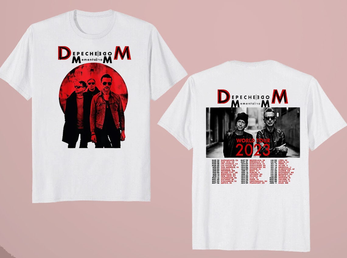 Discover Depeche Mode Band Musik Tour Unisex Memento Mori Zweiseitiges T-Shirt