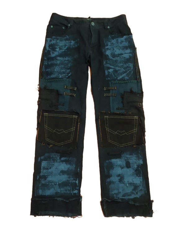 Sinskins Upcycled Loose Fit Alternative Swag Anime Aesthetic 
