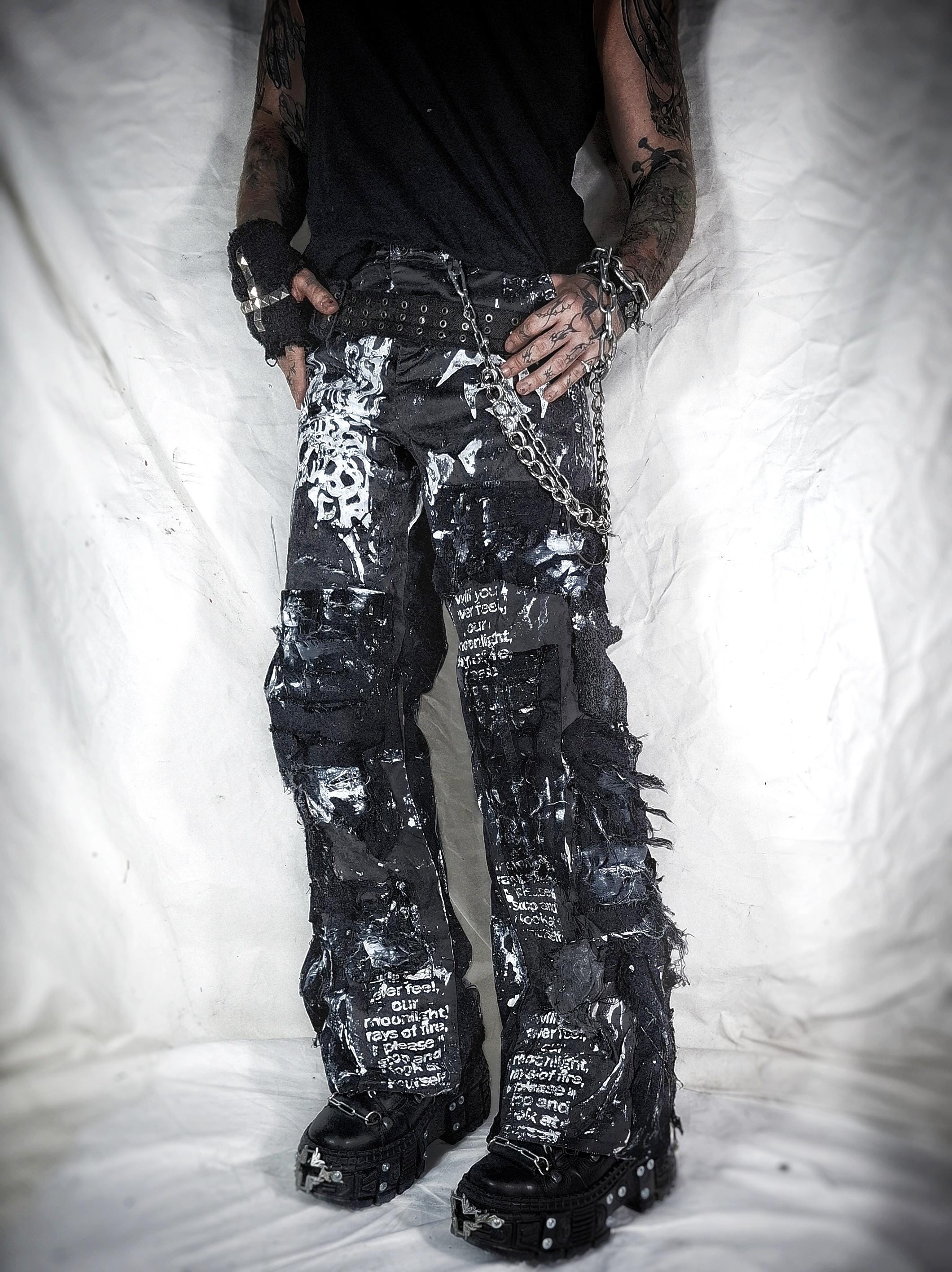 Crust punk pants - Etsy 日本
