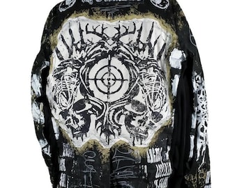 L Crop Unique Handmade Angel Custom Tribal Punk Goth Fantasy Emo Metal ...