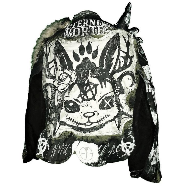 骨グラフィック タトゥーペイント Lil peep デニムジャケット グレー il_fullxfull.6545097433_8g1f.jpg