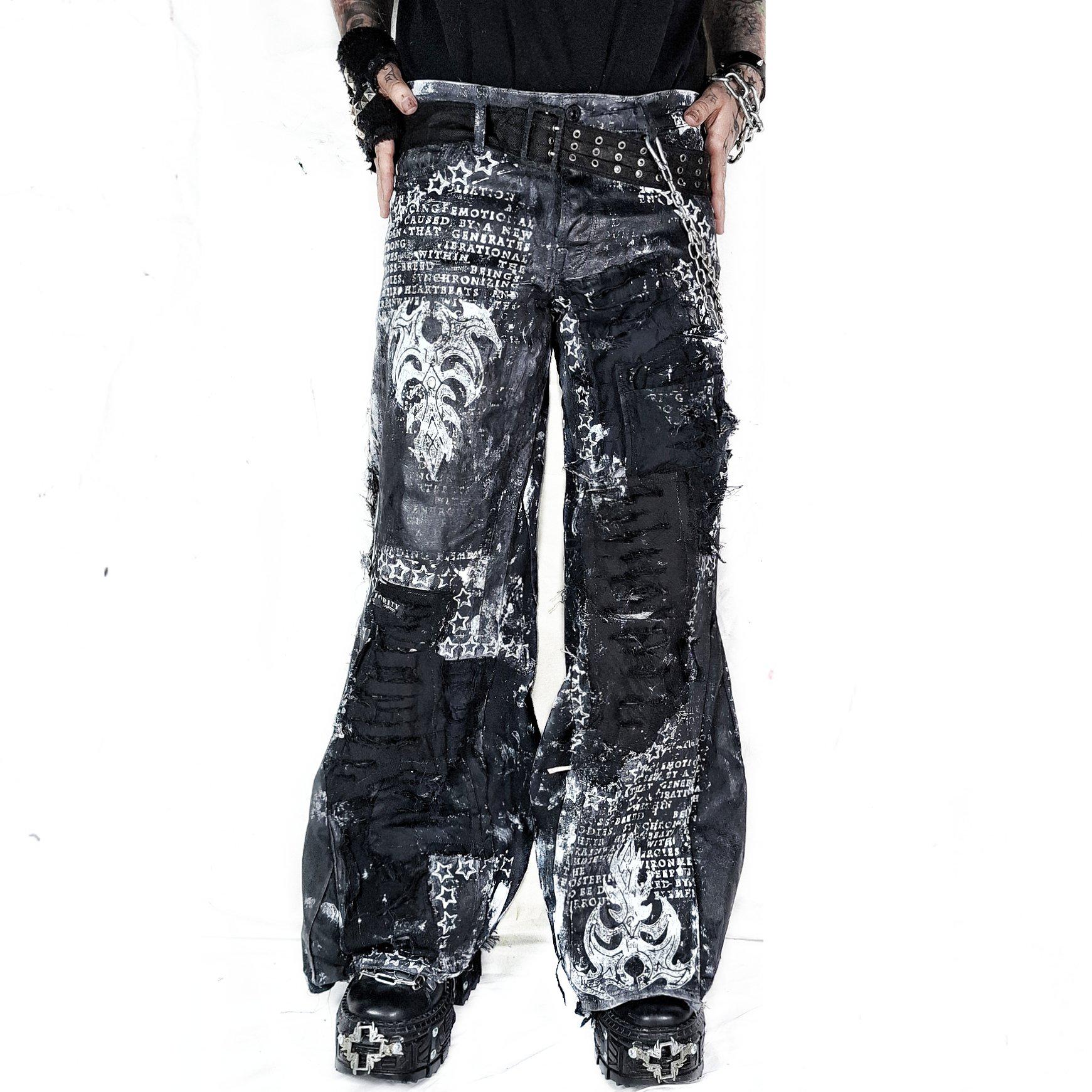 ZENEZ CUSTOM DESTROY PANTS ダメージ加工 opium 【公式通販】